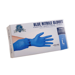 Empress™ Blue Nitrile Powder Free Glove, 3mil, 100/Box, 10-Boxes/Case