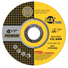 4-1/2" x .040 x 7/8" T1 High Performance 4X Ceramic Cutting Wheels