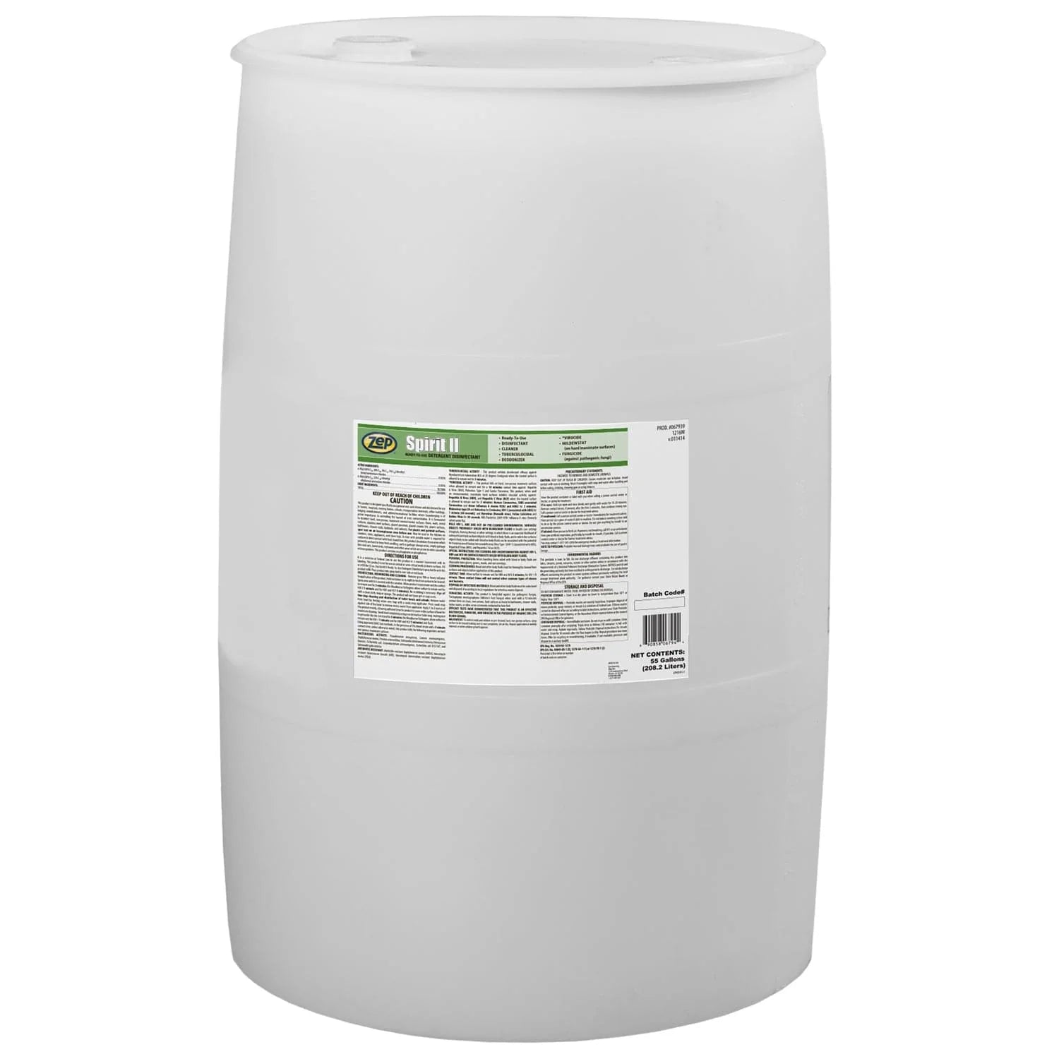 Spirit II Disinfectant - 55 Gallon - Versa Solutions, LLC