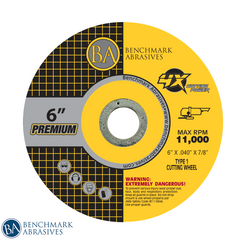 6" x .040 x 7/8" T1 High Performance 4X Ceramic Cutting Wheels