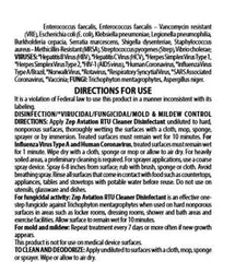 Aviation RTU Cleaner/Disinfectant - 32 oz. - Versa Solutions, LLC