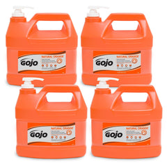 GOJO® Natural Orange Pumice Hand Cleaner, Citrus Scent, 1 gal, Pack of 4