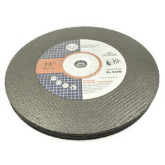 12" x 1/8" (5/32") x 1" T1 High Speed Gas Saw Wheel - 10 Pack