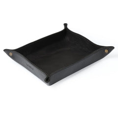 Top Grain Leather Tray Organizer