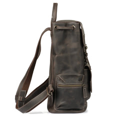 Valley Handcrafted Top Grain Leather Backpack - Chestnut