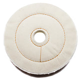 6" x 1/2" x 1" Cotton Cushion Sewn Buffing Wheel