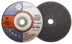 3" x 1/8" x 3/8" T1 PREMIUM THIN CUT-OFF WHEEL - 25 PACK