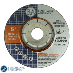 5" x .045" x 7/8" T27 Cutting Wheel Wheel - 25 Pack