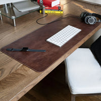 Top Grain Leather Extended Mouse Pad