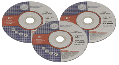 6" x .045 x 7/8" T1 Premium Thin Cut-Off Wheel - 25 pack