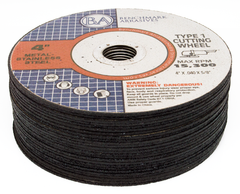 4" x .040" x 5/8" T1 Premium Thin Cut-off Wheel - 25 pack