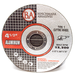 4-1/2" x .040 x 7/8" T1 Thin Cut-off Wheel for Aluminum - 25 pack