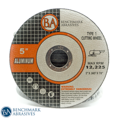 5" x .045 x 7/8" T1 Thin Cut-off Wheel for Aluminum - 25 pack