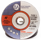 4" x .040" x 5/8" T1 Premium Thin Cut-off Wheel - 25 pack