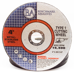 4" x .040" x 5/8" T1 Premium Thin Cut-off Wheel - 25 pack