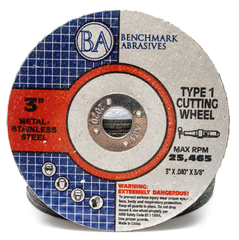 3" x .040" x 3/8" T1 Premium Thin Cut-off Wheel - 25 pack
