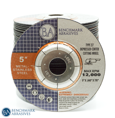 5" x .045" x 7/8" T27 Cutting Wheel Wheel - 25 Pack