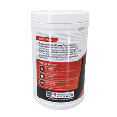 Scrubnutz Industrial Heavy Duty Hand, Surface And Tool Wipes – 70 Wipes