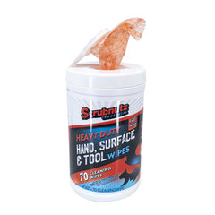 Scrubnutz Industrial Heavy Duty Hand, Surface And Tool Wipes – 70 Wipes