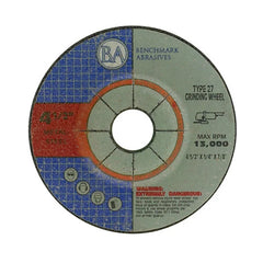 4-1/2" x 1/4" x 7/8" T27 Depressed Center Grinding Wheel - 1400 pieces