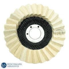 4-1/2" x 7/8" T27 Felt Polishing Flap Disc - 1 Piece