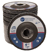 Benchmark Abrasives 4-1/2" x 7/8" T29 Zirconia Jumbo Flap Disc - 1000 pieces