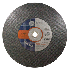 14" x 1/8" (5/32") x 1" T1 High Speed Gas Saw Wheel - 10 Pack