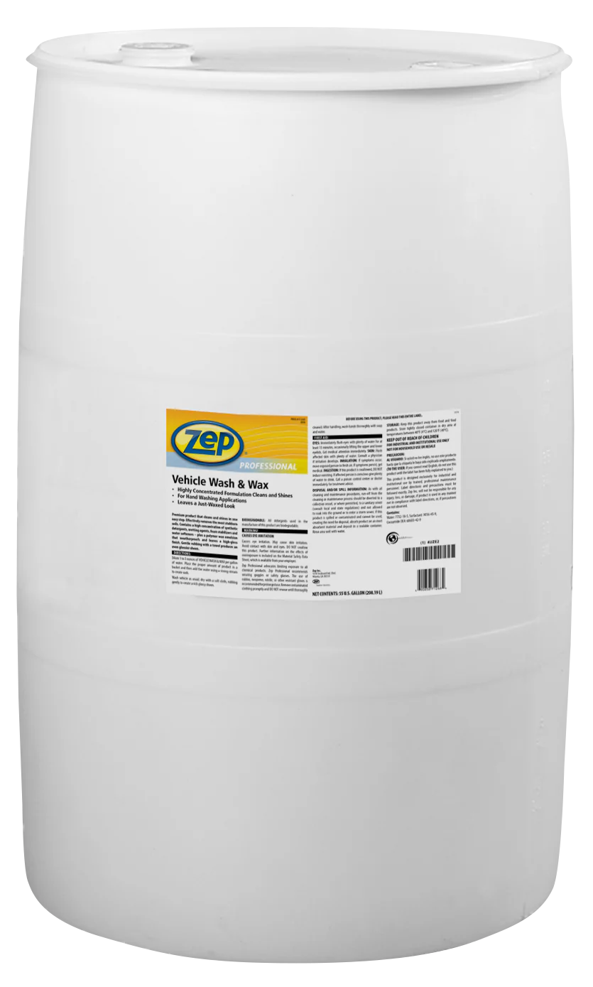 Concentrated Vehicle Wash & Wax - 55 Gallon - Versa Solutions, LLC