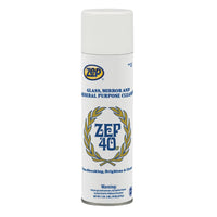Zep 40 LV Non-Streaking Glass, Mirror, & General Purpose Cleaner Aerosol - 18 oz. - Versa Solutions, LLC