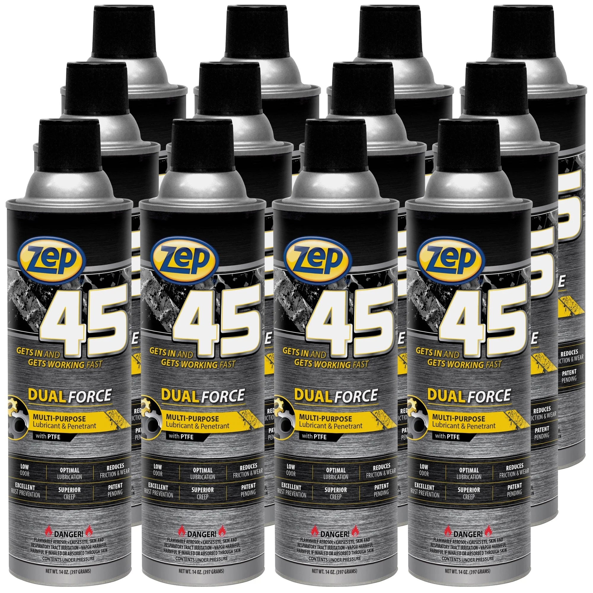 Zep 45 Dual Force Penetrant and Lubricant - 14 oz. - Versa Solutions, LLC