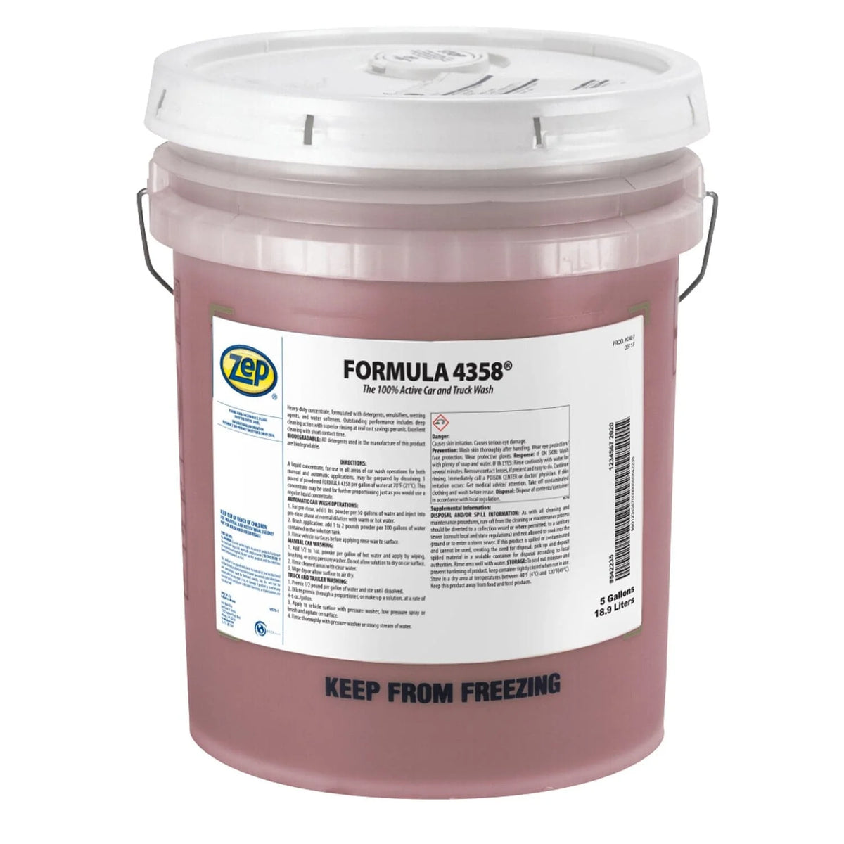 Formula 4358 Truck & Auto Wash Biodegradable - 5 Gallon - Versa Solutions, LLC