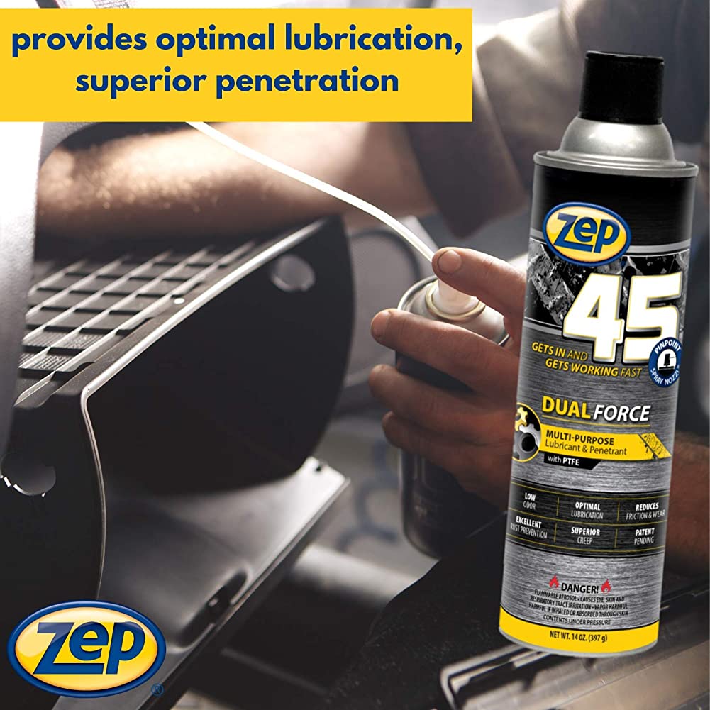 Zep 45 Dual Force PP Multi-Purpose Lubricant & Penetrant- 14 oz. - Versa Solutions, LLC