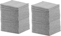 Microfiber Towels, Gray, Pack of 50