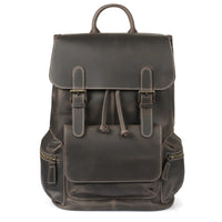 Valley Handcrafted Top Grain Leather Backpack - Chestnut