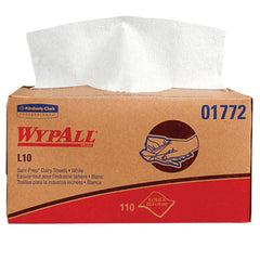 WypAll GeneralClean L10 Light Cleaning Towels (05123), Banded Dairy Wiper, Limited Use Towels, Blue