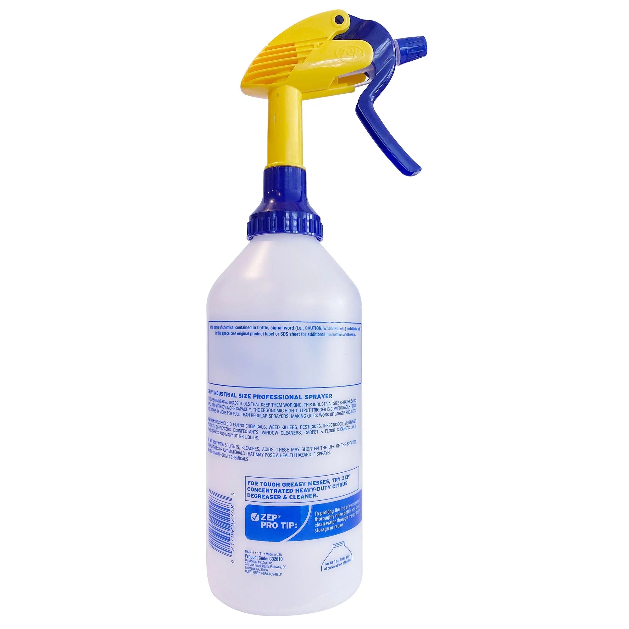 Industrial Sprayer Bottle - 48 Ounces - Versa Solutions, LLC