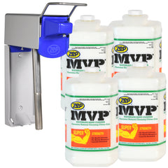 MVP Waterless Hand Cleaner and Zep D-4000 Hand Soap Dispenser Bundle - 1 Gal - Versa Solutions, LLC