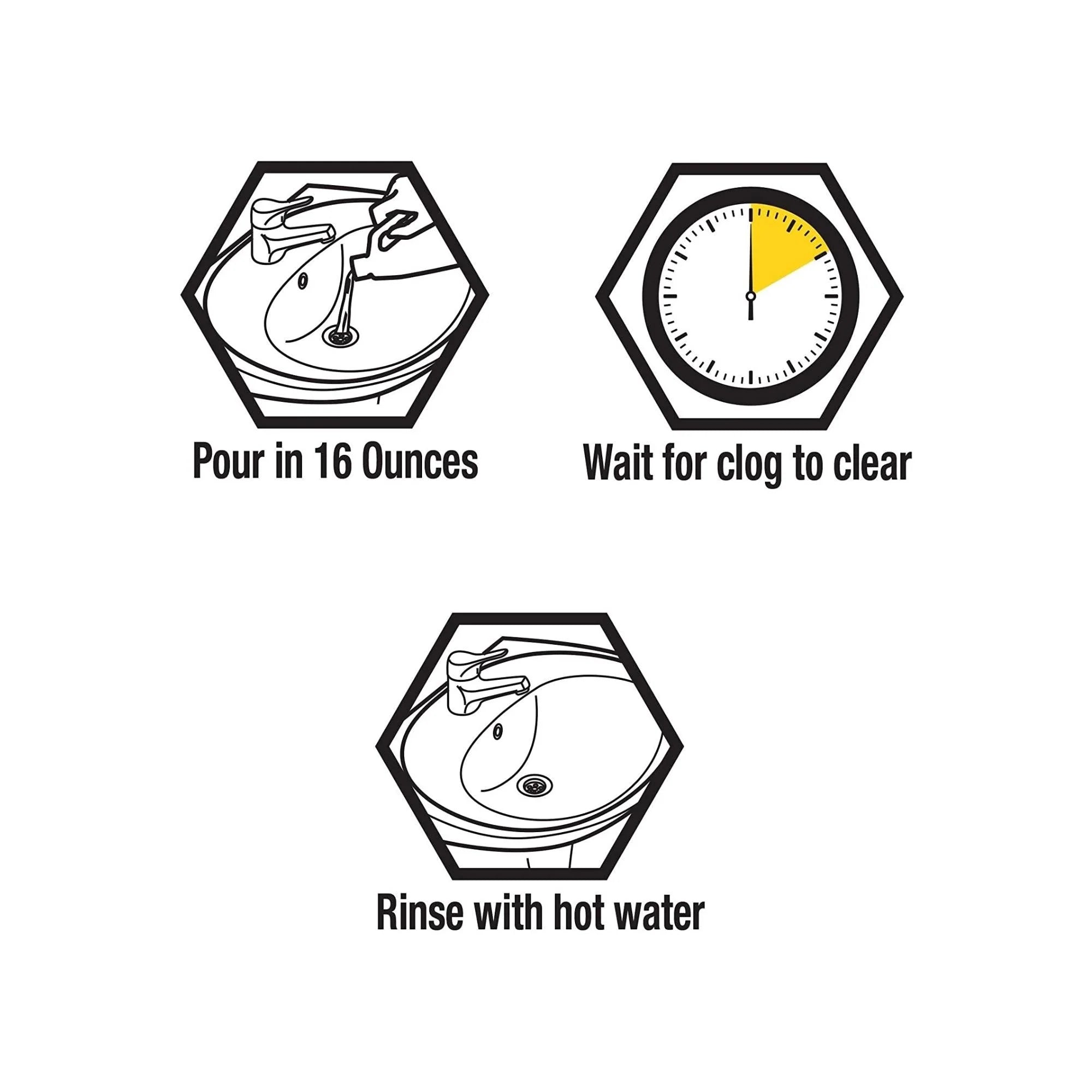 10 Minute Drain Opener Gel - 64 Oz. - Commercial Strength, Fast Acting and Safe For All Pipes - Versa Solutions, LLC