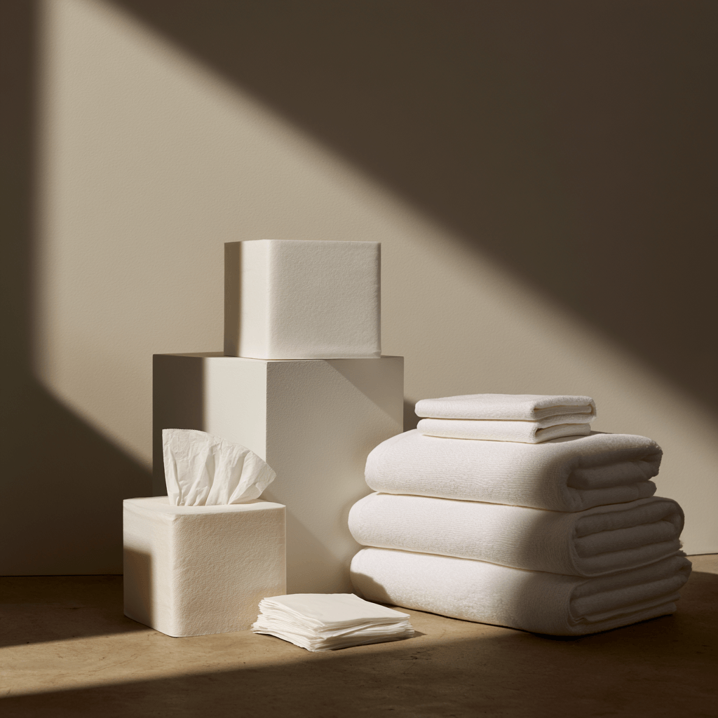 Versa Solutions commercial paper products in a maintained facility restroom