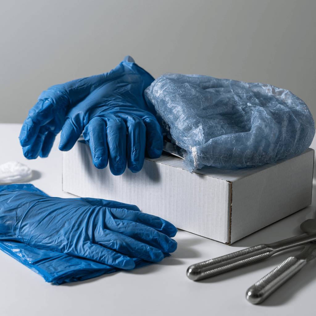 Disposable gloves and food handling supplies